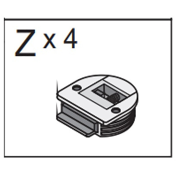 Zz-meccanismo z x 4 x kit armadio 2asc cm.120x50x200h ro/bia