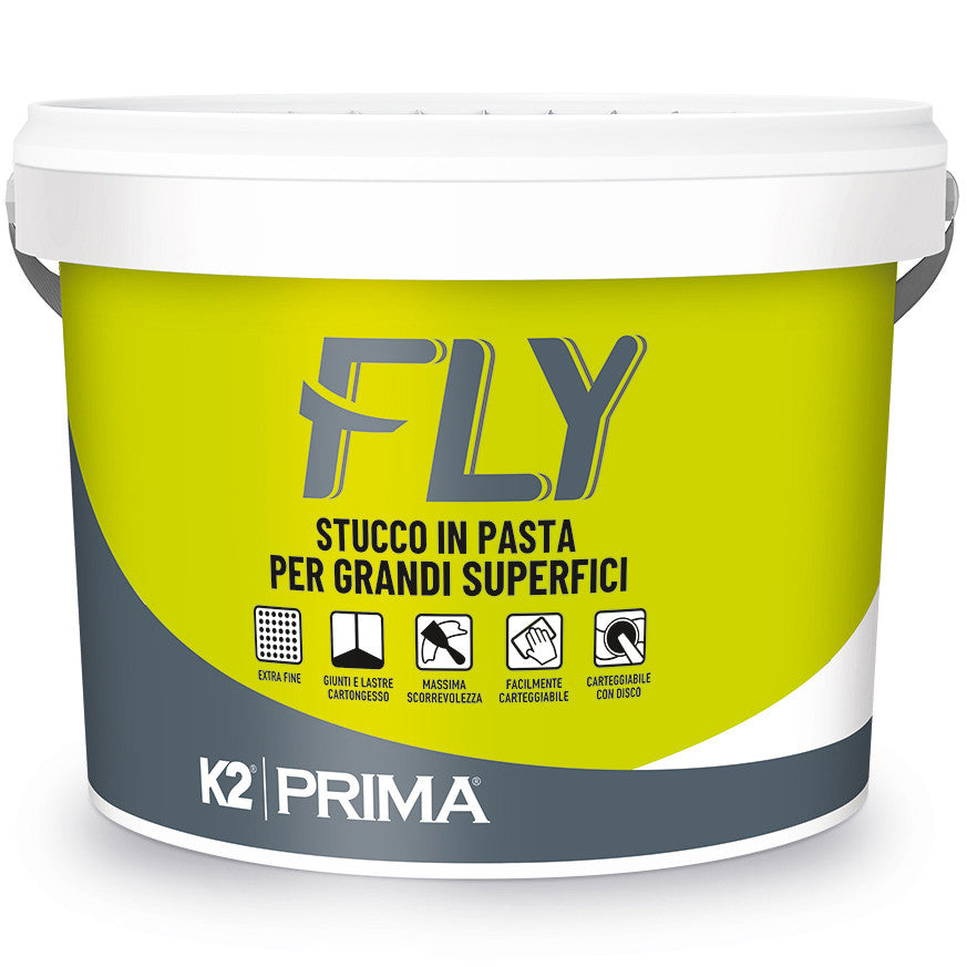 Stucco in pasta per grandi superfici k2 fly kg.4